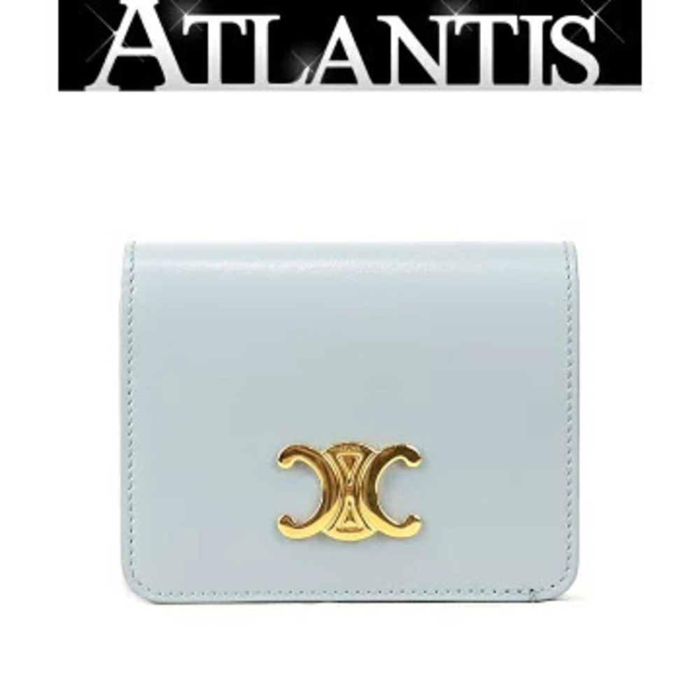 Celine Trio Compact Wallet Gray